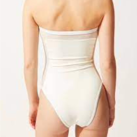 Solid & Striped -white one piece swimsuit - Picture 1 of 2